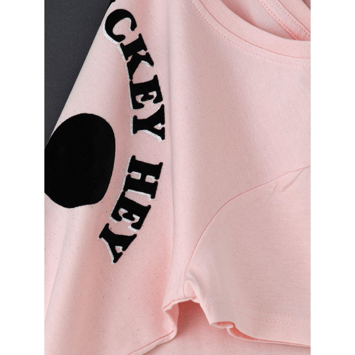 URBAN HAUL X Styli Disney Mickey Mouse Print Senior T-Shirt-girls-clothing-tshirts-image-3