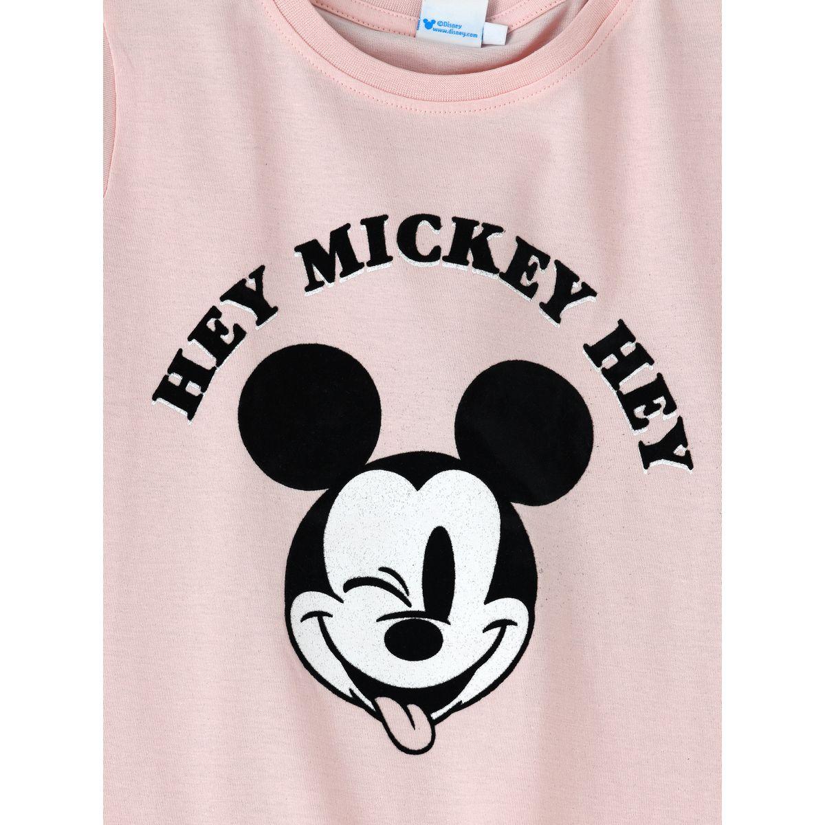 تيشيرت مطبع بطبعة ميكي ماوس أوربان هُول × ستايلي-girls-clothing-tshirts-image-4