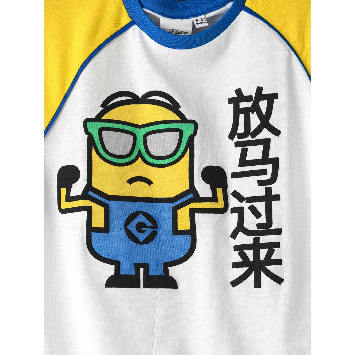 URBAN HAUL X Styli Universal Minions Print Raglan Sleeve Junior T-Shirt-boys-clothing-tshirtsandpolos-image-4