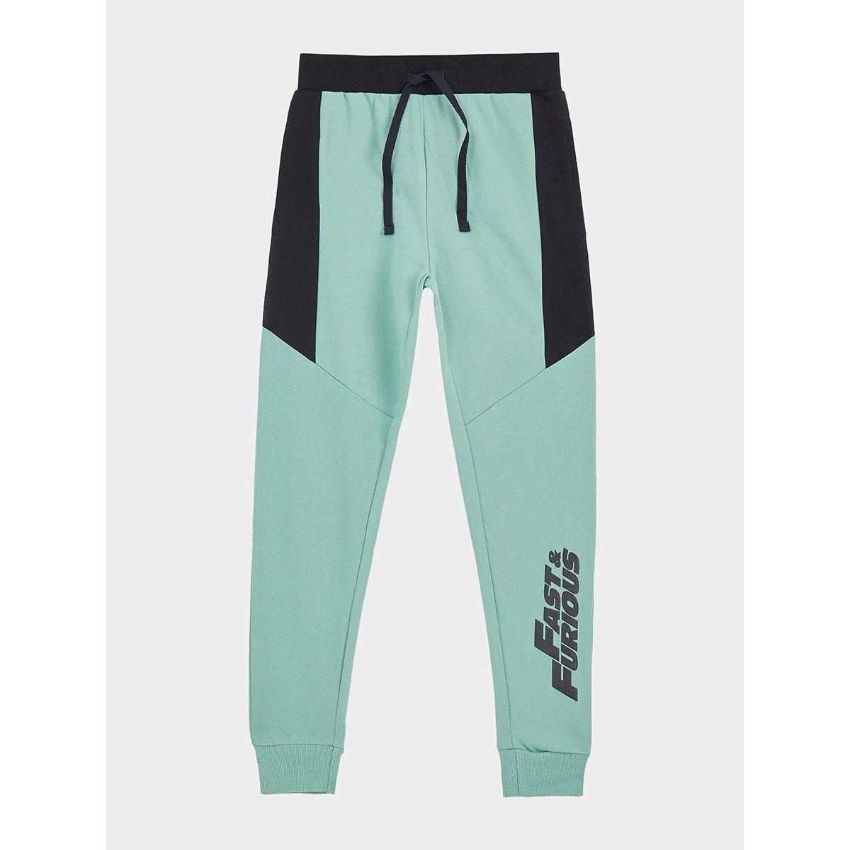 URBAN HAUL X Styli Fast & Furious Print Colorblock Jogger-boys-clothing-bottoms-joggersandtrackpants-image-1