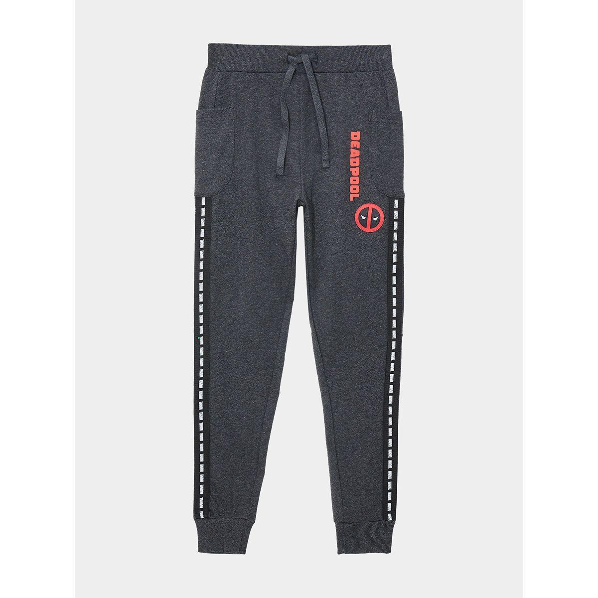 URBAN HAUL X Styli Marvel Deadpool Logo Jogger-boys-clothing-bottoms-joggersandtrackpants-image-1