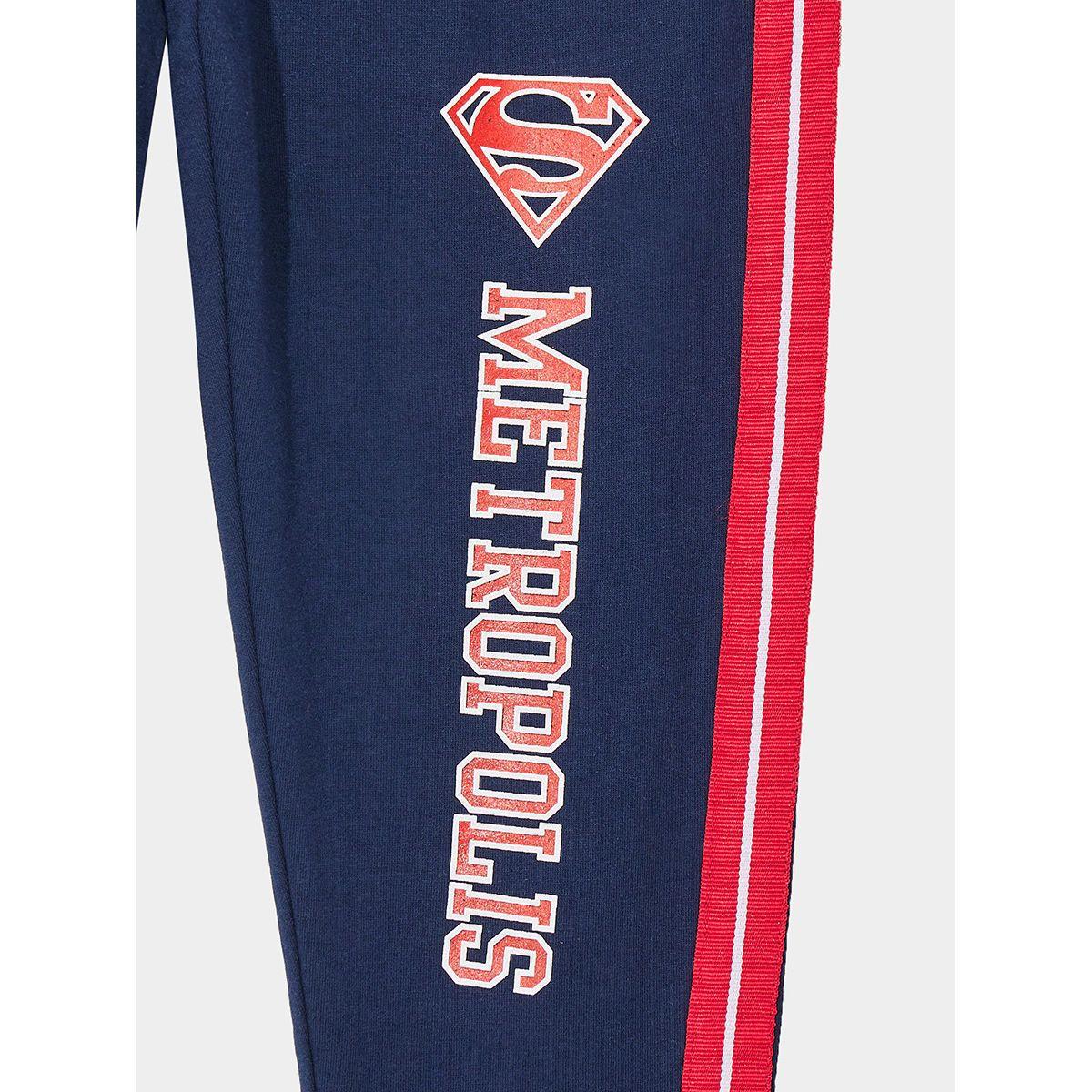 URBAN HAUL X Styli DC Comics Superman Graphic Jogger-boys-clothing-bottoms-joggersandtrackpants-image-2
