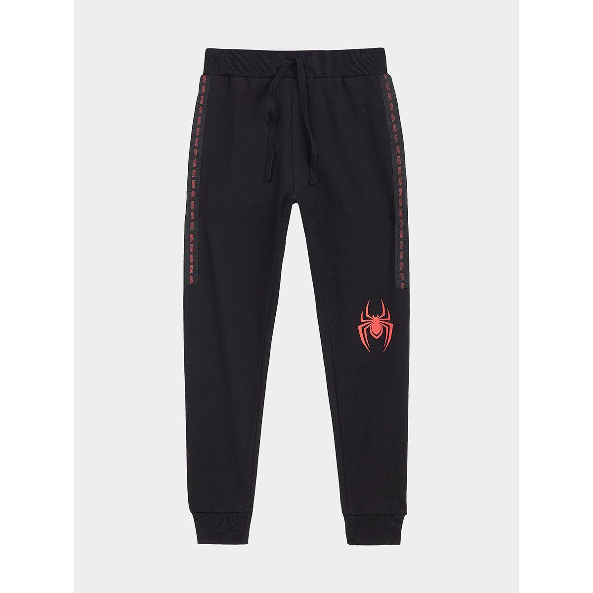 URBAN HAUL X Styli Spider-Man Logo Taping Detail Jogger-boys-clothing-bottoms-joggersandtrackpants-image-1