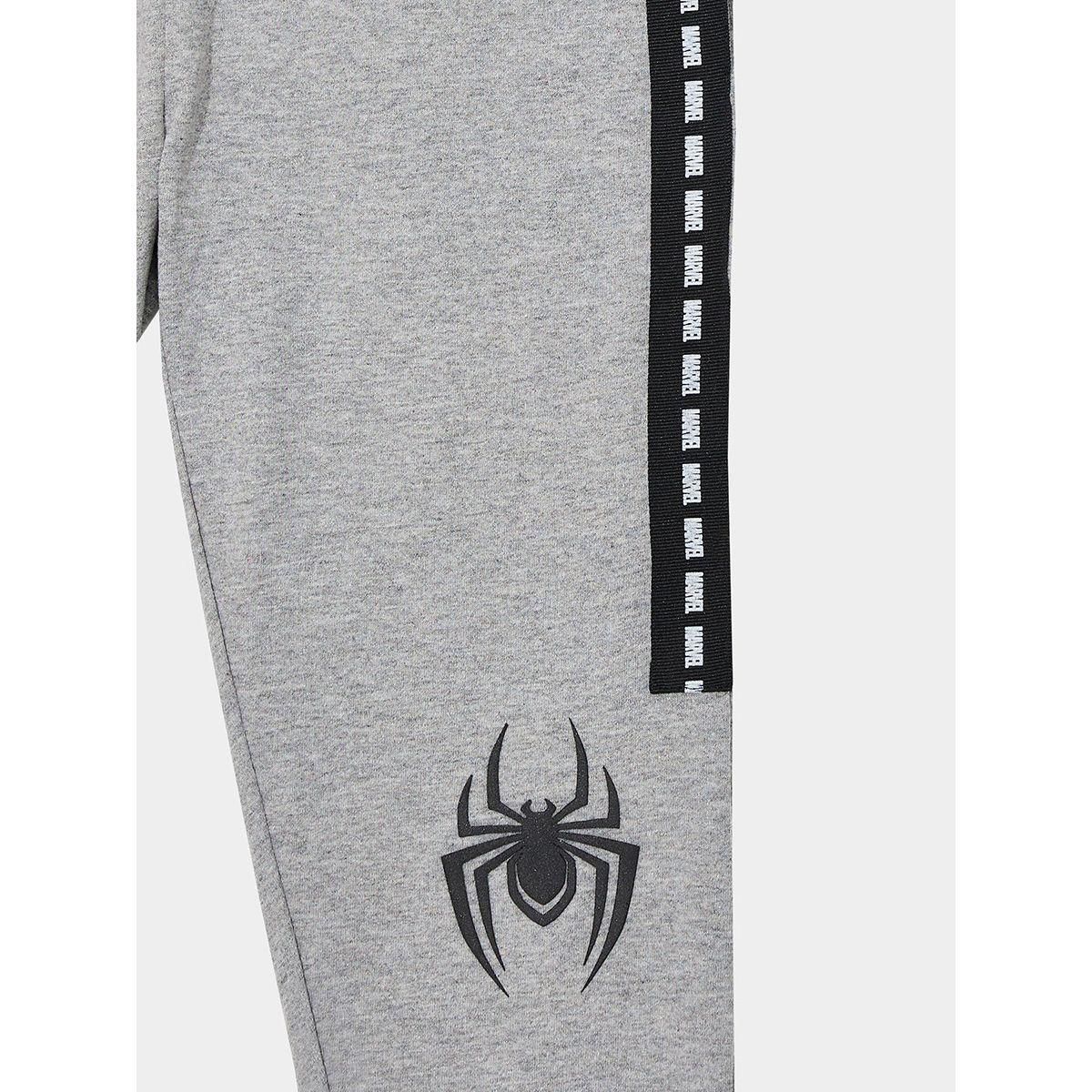 URBAN HAUL X Styli Spider-Man Logo Taping Detail Jogger-boys-clothing-bottoms-joggersandtrackpants-image-2
