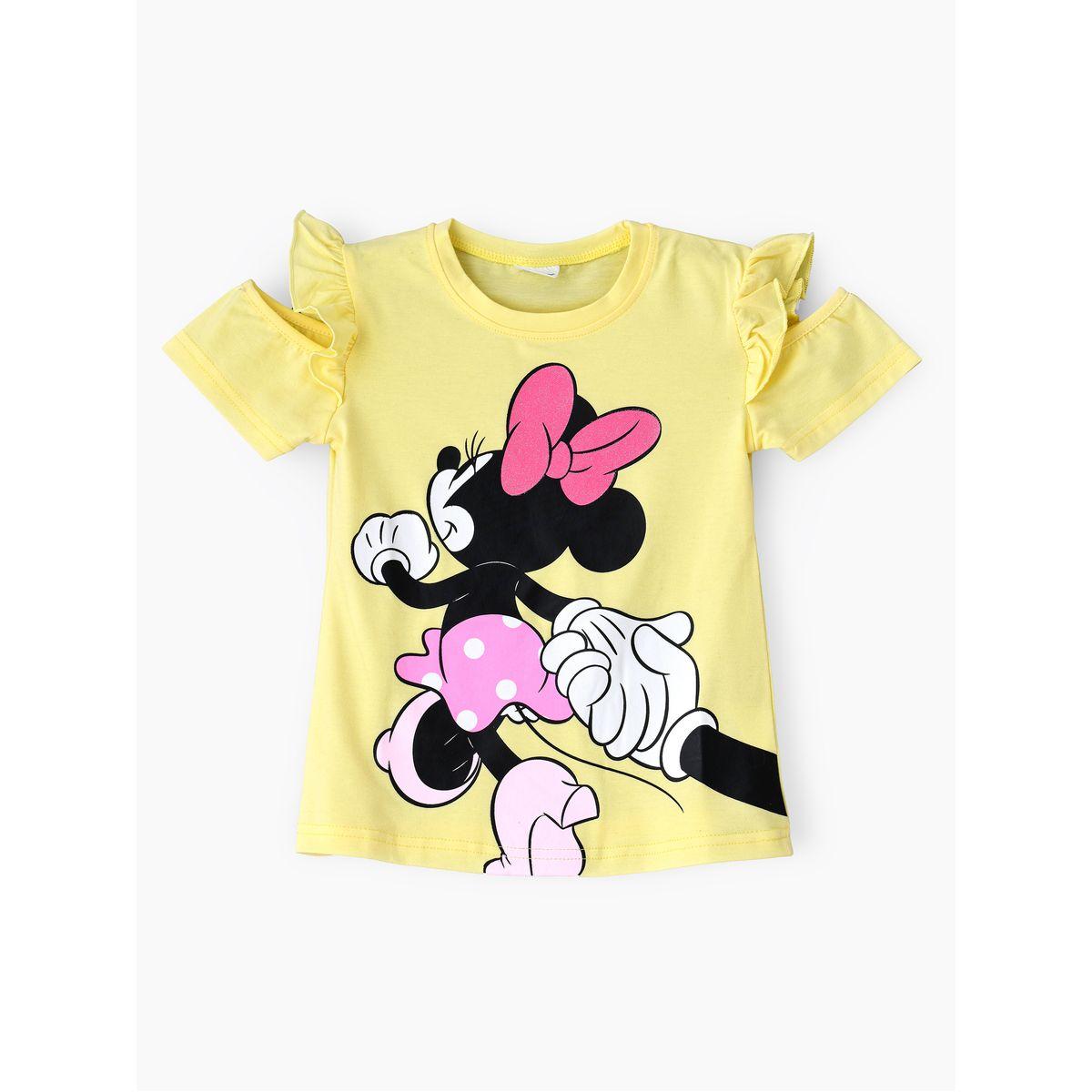 بلوزة مطبعة بطبعة ميني ماوس أوربان هُول × ستايلي-girls-clothing-tshirts-image-1