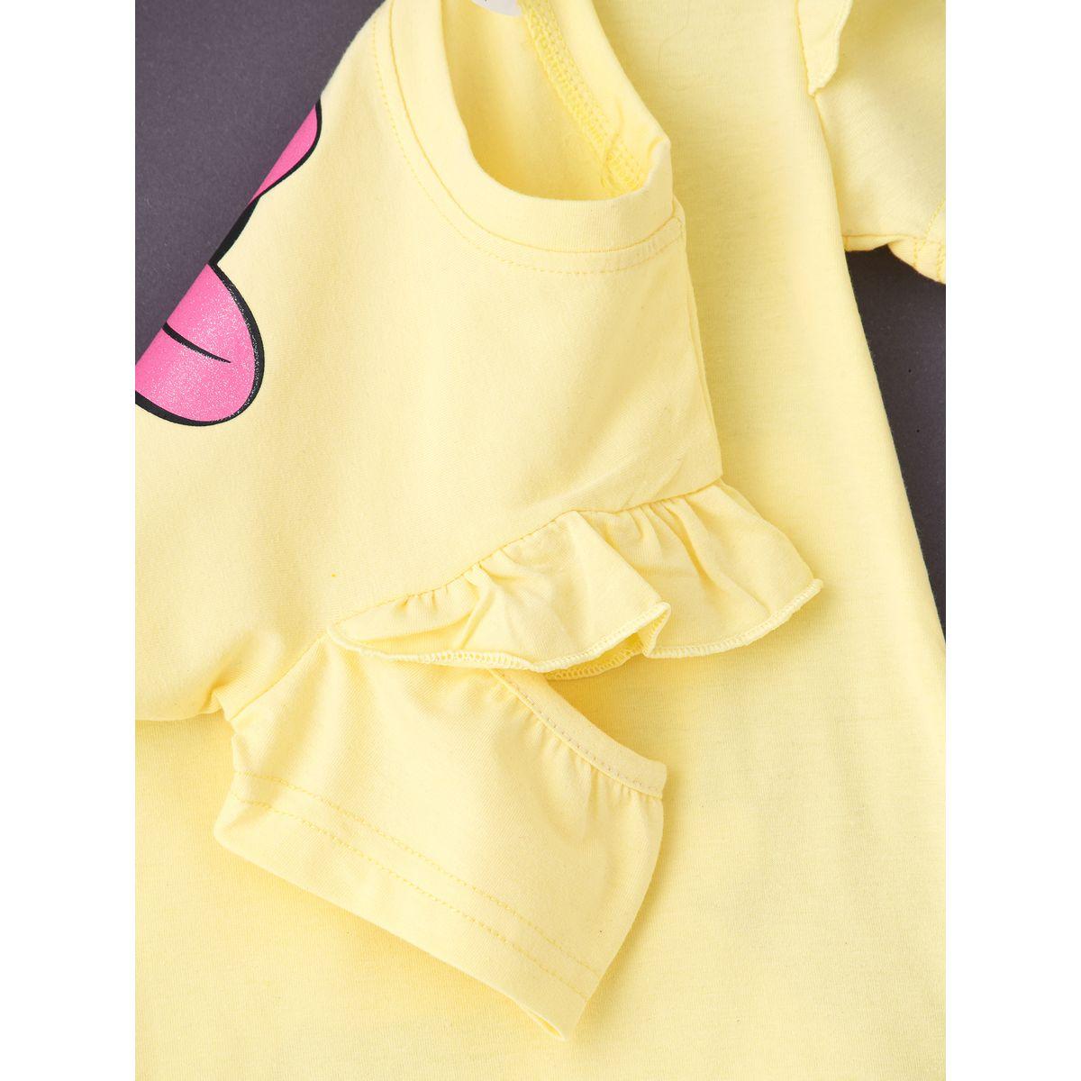 بلوزة مطبعة بطبعة ميني ماوس أوربان هُول × ستايلي-girls-clothing-tshirts-image-4