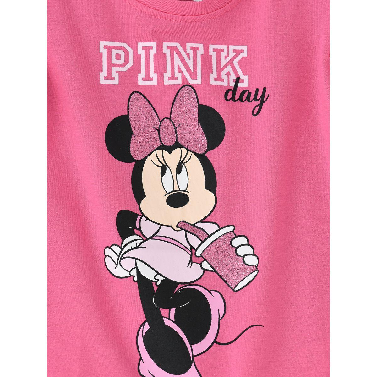 URBAN HAUL X Styli Disney Minnie Mouse Print Junior Top-girls-clothing-tshirts-image-3