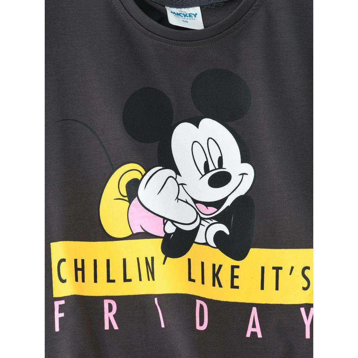 URBAN HAUL X Styli Disney Mickey Mouse Print Junior Top-girls-clothing-tshirts-image-3