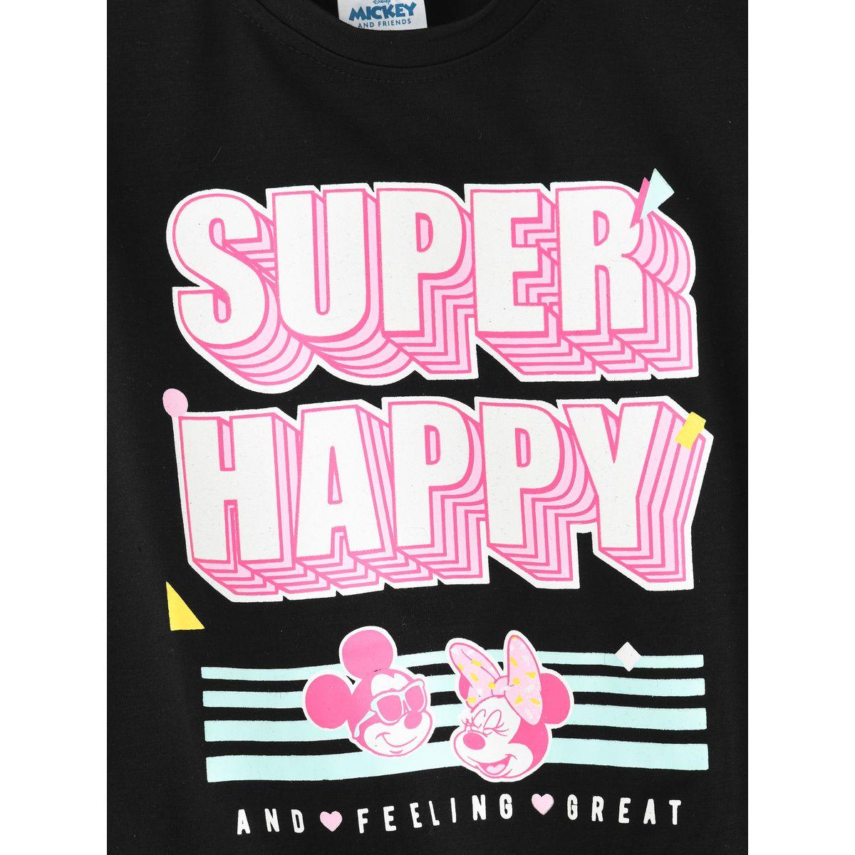 URBAN HAUL X Styli Disney Minnie Mouse Print Junior Top-girls-clothing-tshirts-image-4