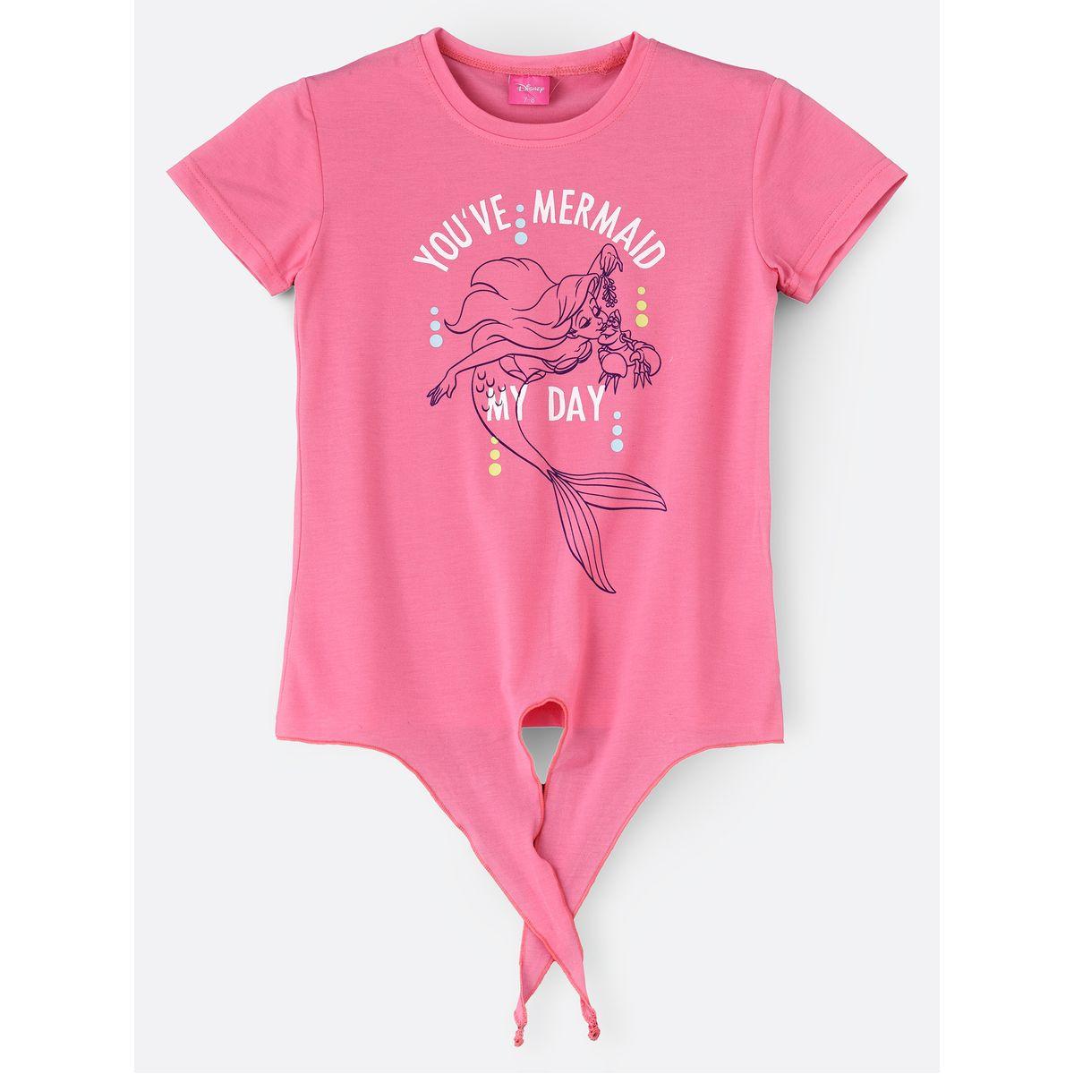 تيشيرت مطبع بطبعات ديزني أوربان هُول × ستايلي-girls-clothing-tshirts-image-1