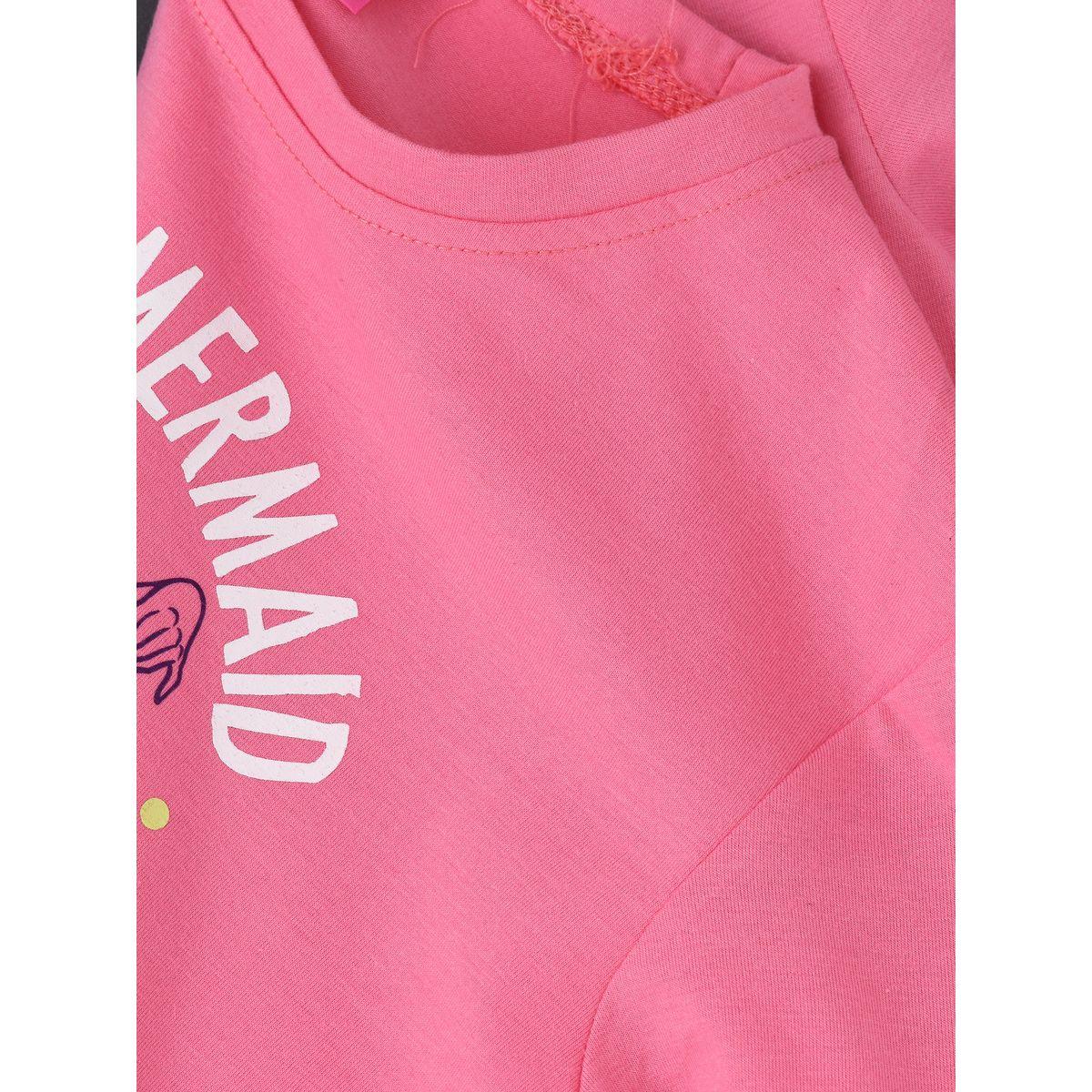 تيشيرت مطبع بطبعات ديزني أوربان هُول × ستايلي-girls-clothing-tshirts-image-4