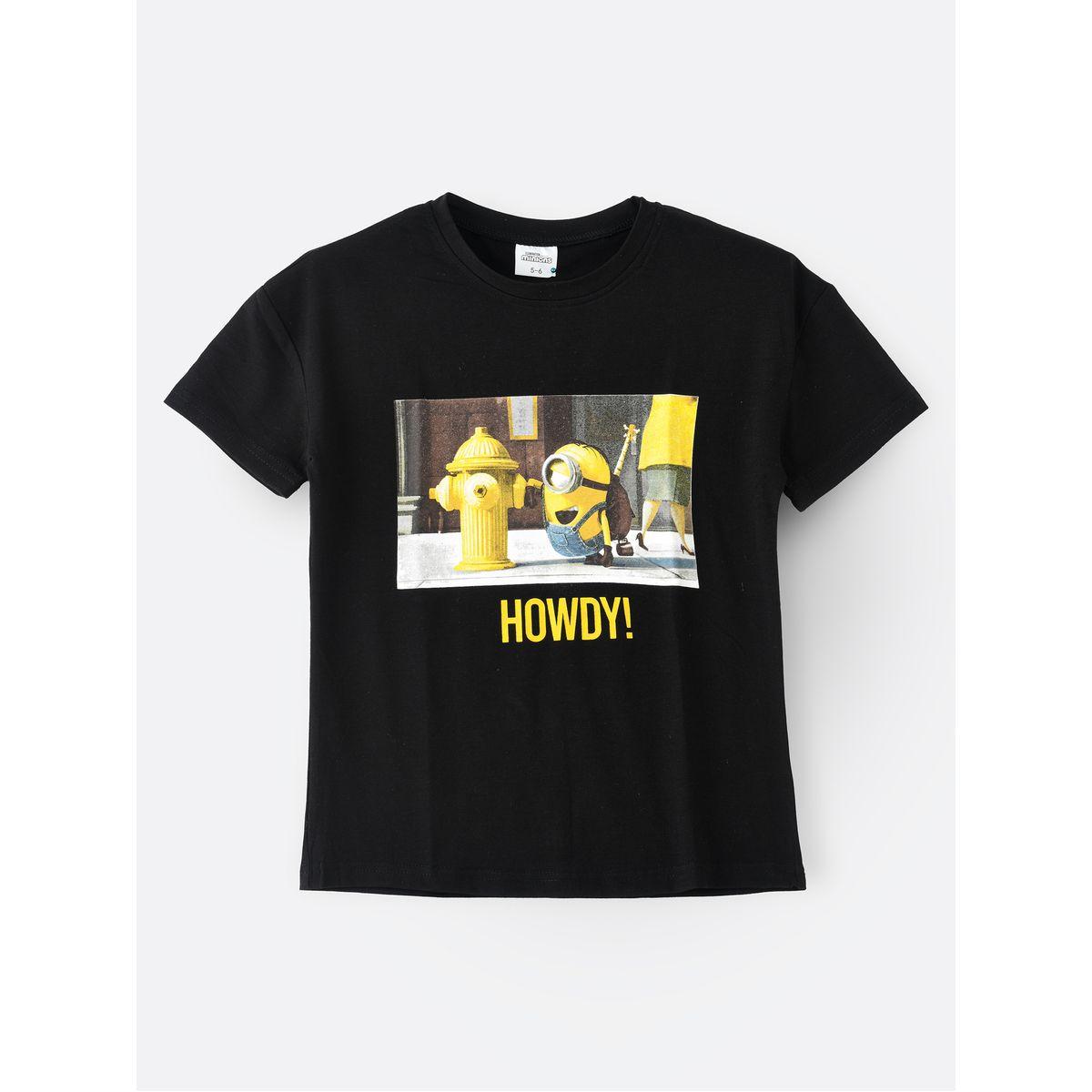تيشيرت مطبع بطبعة مينيوس أوربان هُول × ستايلي-girls-clothing-tshirts-image-1