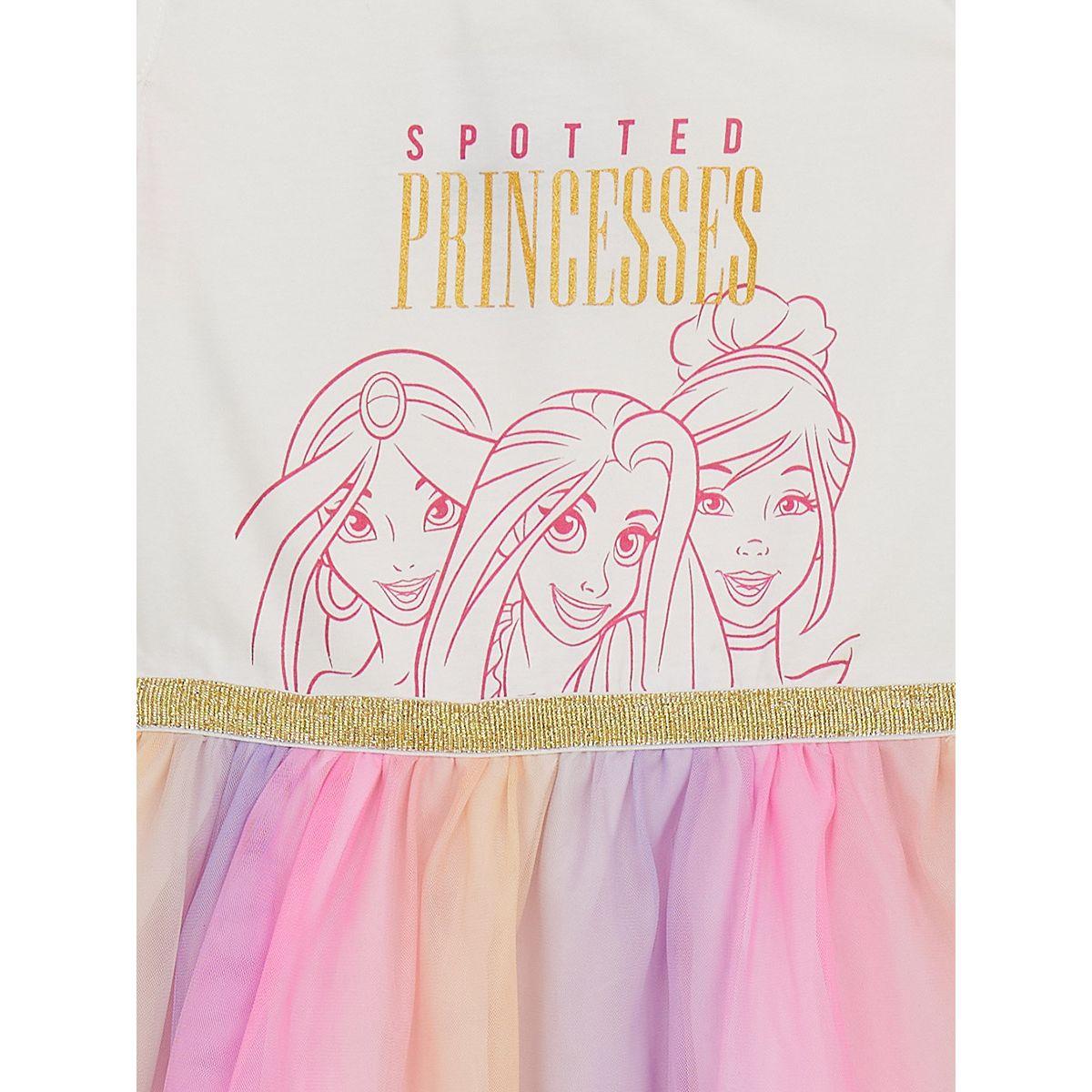 URBAN HAUL X Styli Disney Princess Mesh Insert Dress-girls-clothing-dressesandjumpsuits-image-2