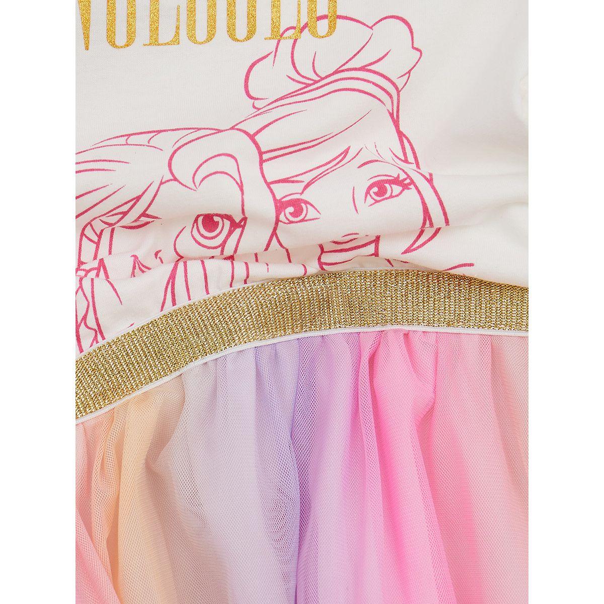 URBAN HAUL X Styli Disney Princess Mesh Insert Dress-girls-clothing-dressesandjumpsuits-image-3