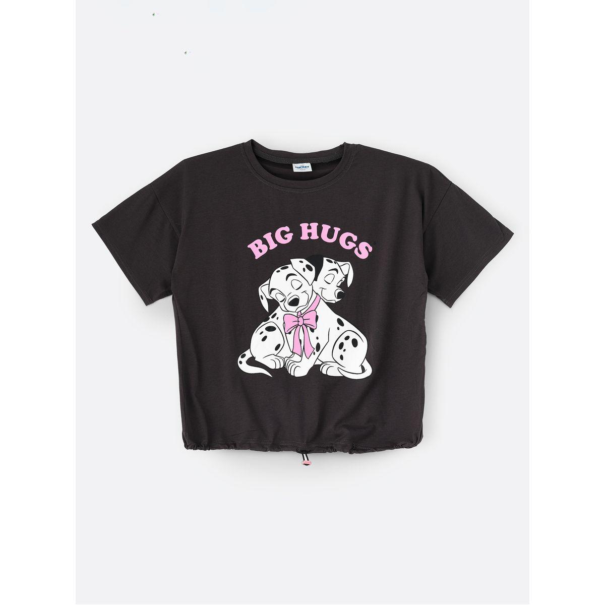 تيشيرت مطبع بطبعة 101 كلب منقط أوربان هُول × ستايلي-girls-clothing-tshirts-image-1