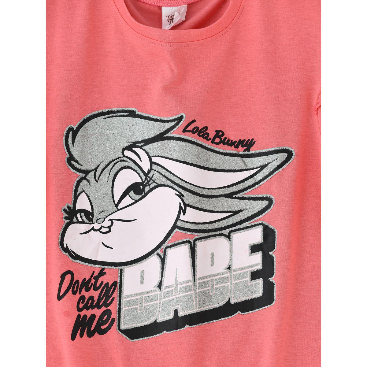 URBAN HAUL X Styli Warner Bros Lola Bunny Print Senior Top-girls-clothing-tshirts-image-3