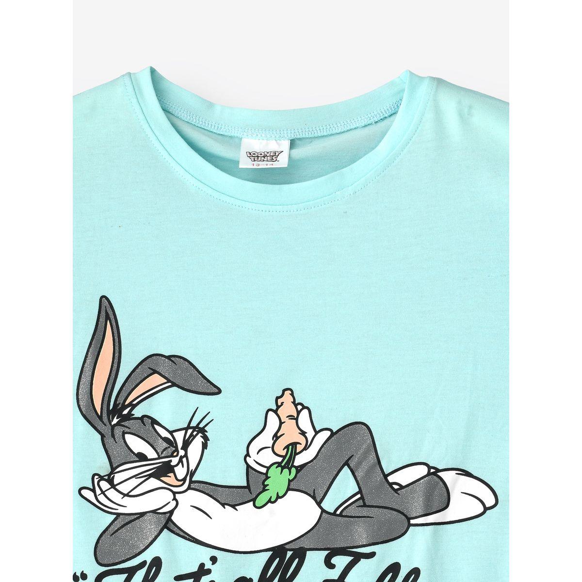 URBAN HAUL X Styli  Warner Bros Bugs Bunny Print Senior Top-girls-clothing-tshirts-image-4