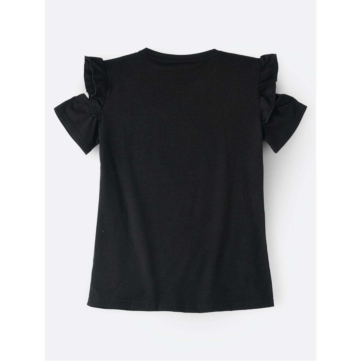 URBAN HAUL X Styli Warner Bros Wonder Woman Print Senior Top-girls-clothing-tshirts-image-2