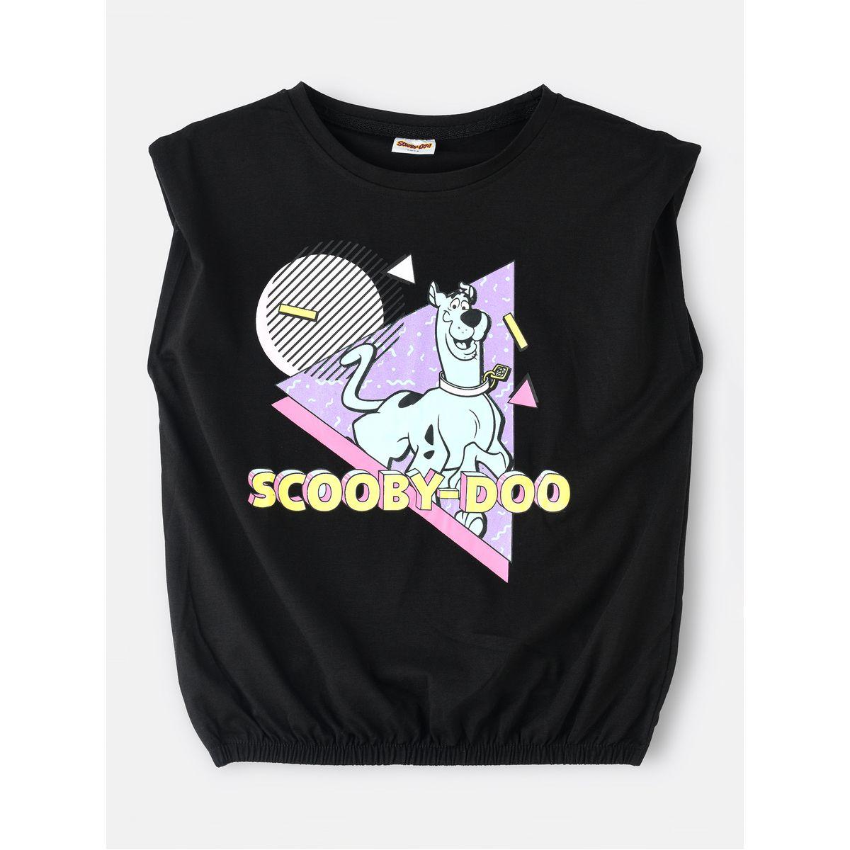 URBAN HAUL X Styli Warner Bros Scooby Doo Print Senior T-Shirt-girls-clothing-tshirts-image-1