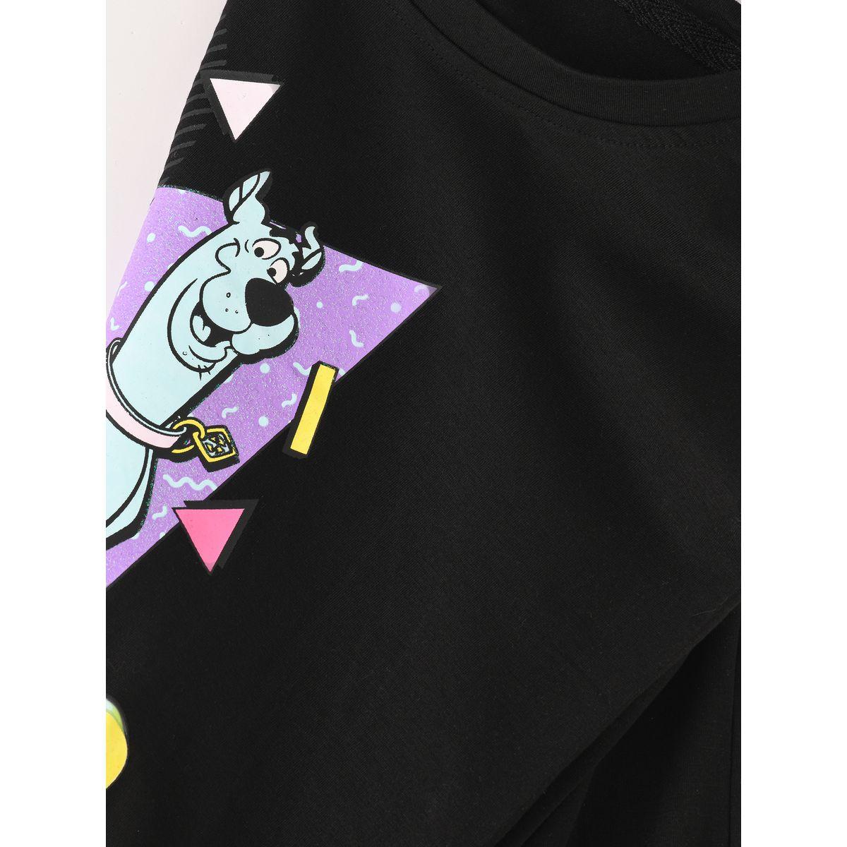 تيشيرت مطبع بطبعة سكوبي دو أوربان هُول × ستايلي-girls-clothing-tshirts-image-4
