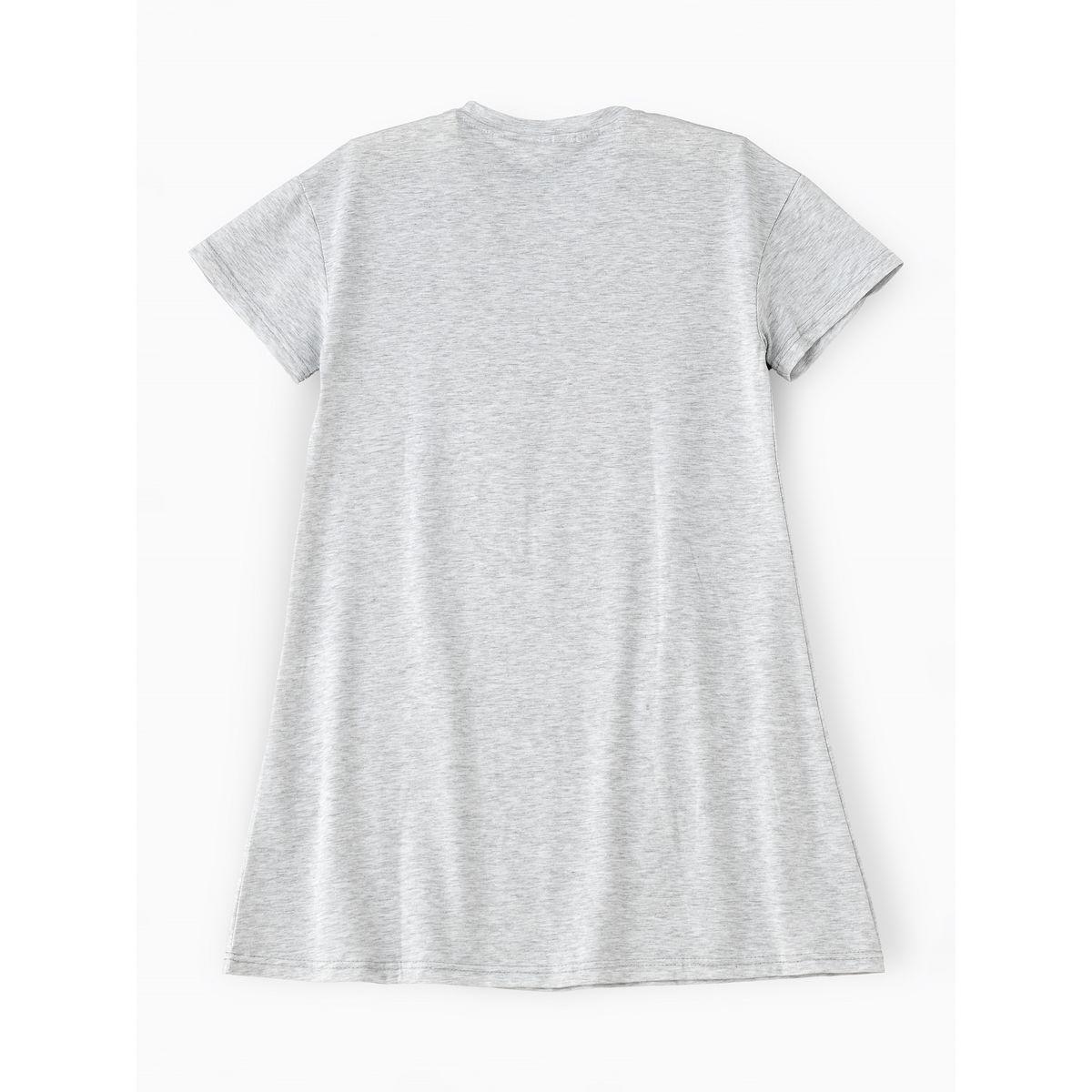URBAN HAUL X Styli Warner Bros Bugs Bunny Print Senior T-Shirt Dress-girls-clothing-dressesandjumpsuits-image-2