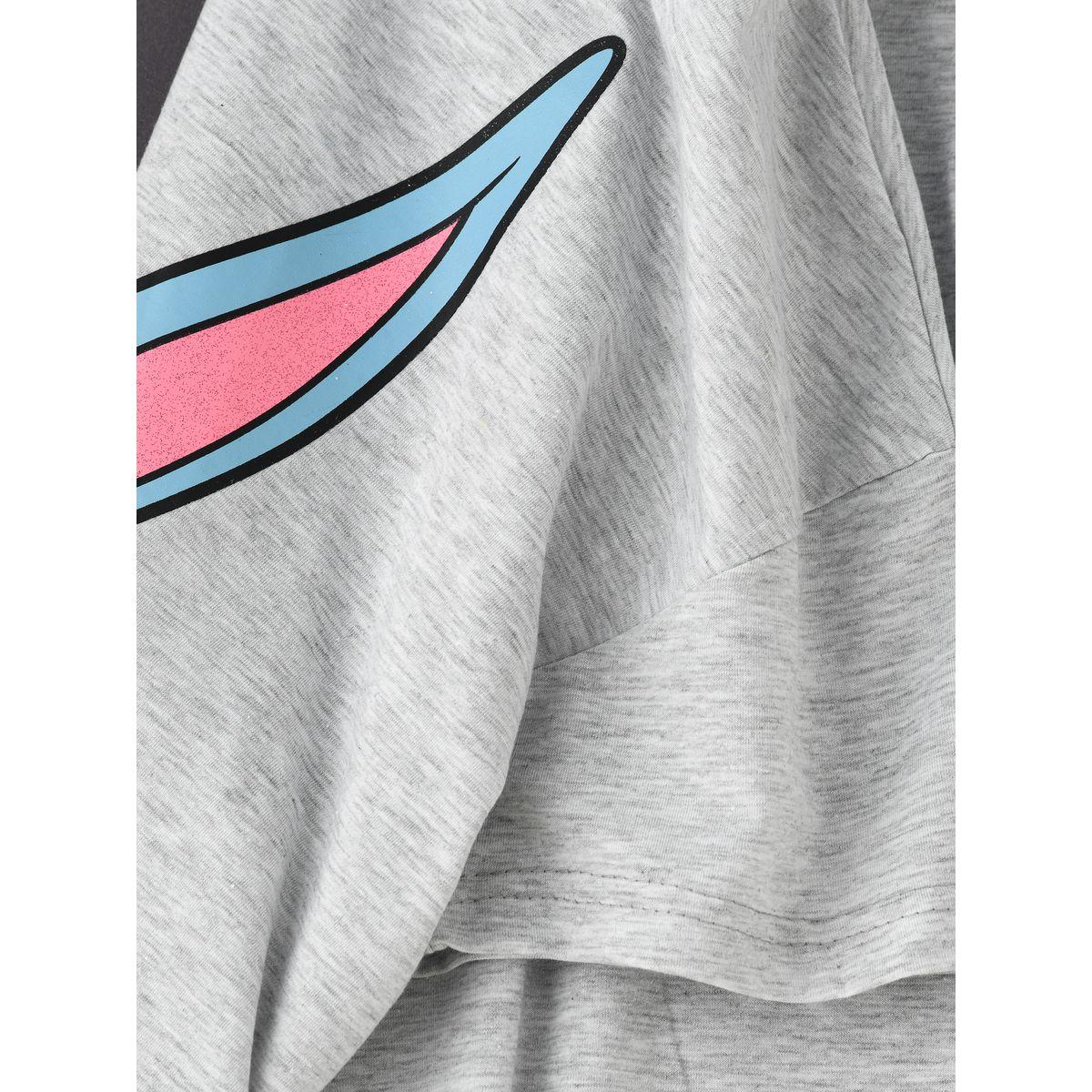 URBAN HAUL X Styli Warner Bros Bugs Bunny Print Senior T-Shirt Dress-girls-clothing-dressesandjumpsuits-image-4
