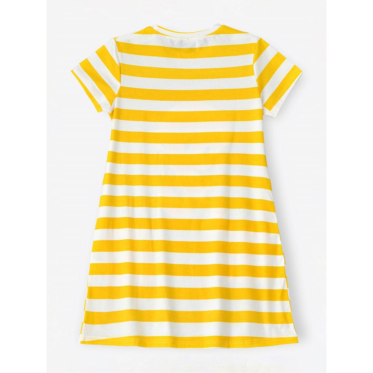 URBAN HAUL X Styli Warner Bros Tweety Bird Print Senior Casual Dress-girls-clothing-dressesandjumpsuits-image-2