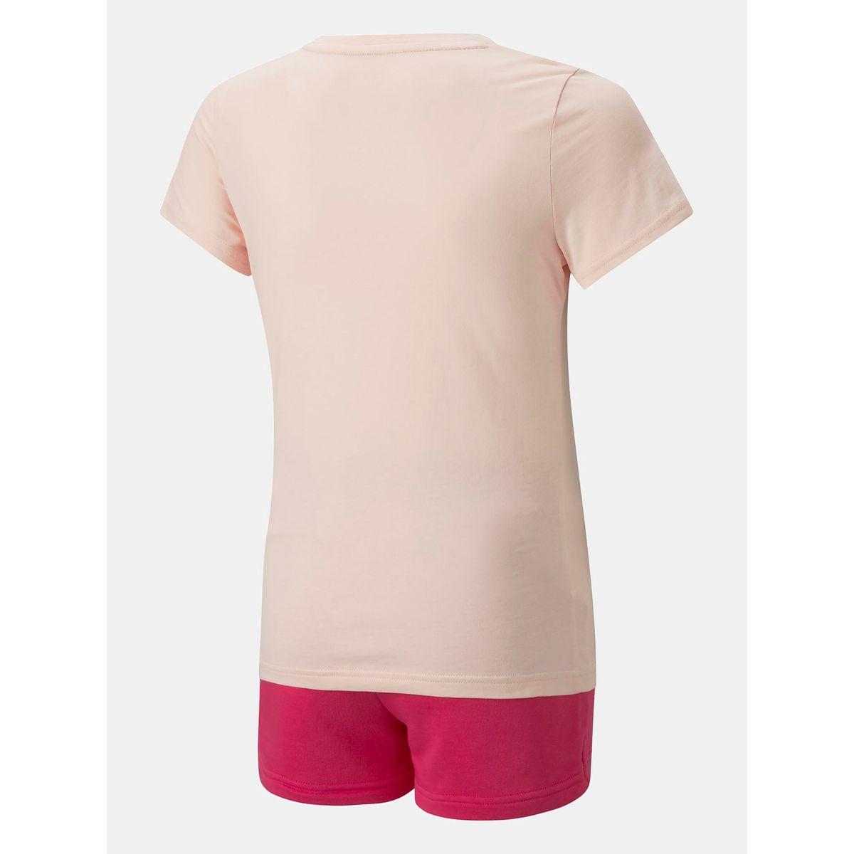 طقم من ( شورت + تيشيرت )-sports-girls-clothing-sets-image-2