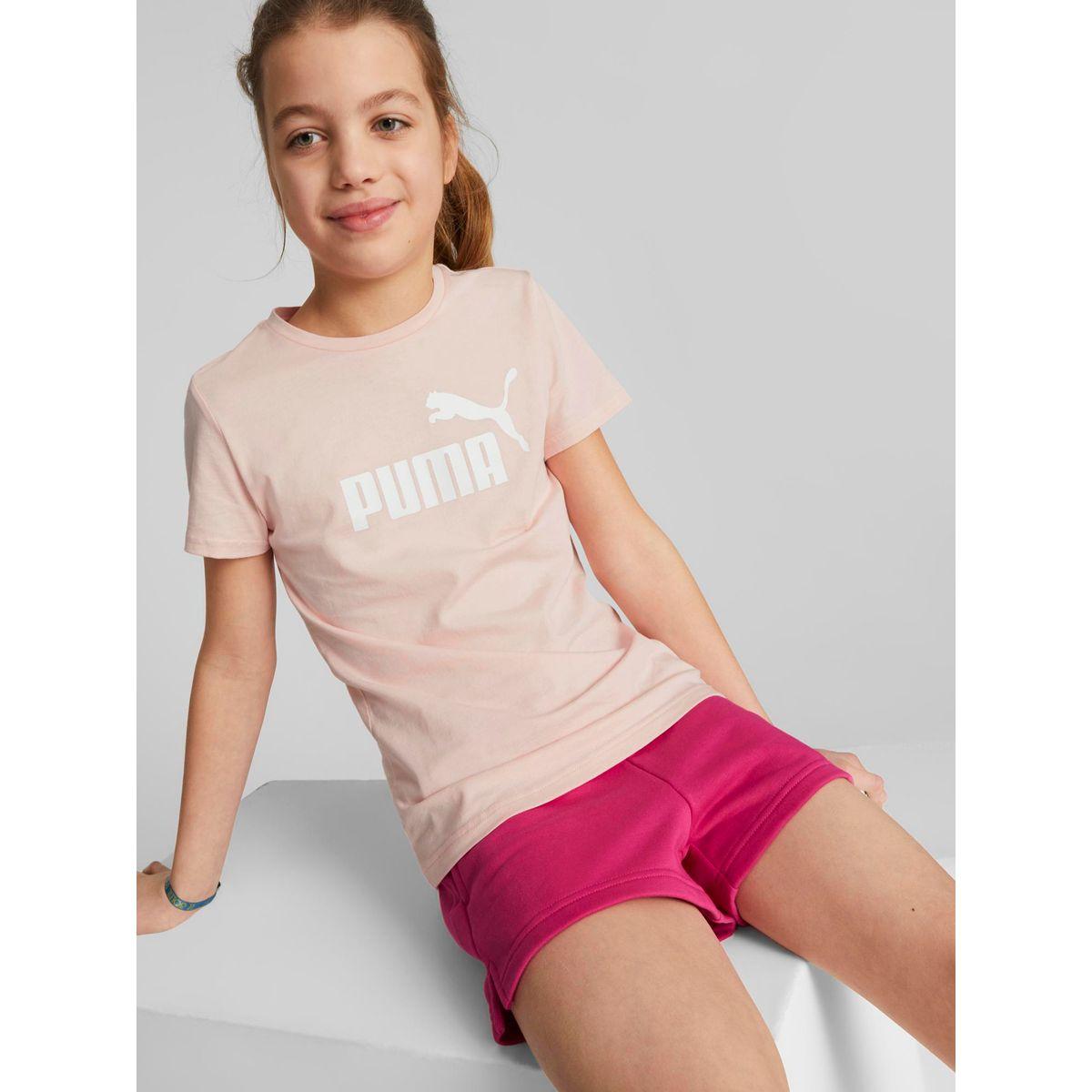 Puma Cat Logo Jersey T-Shirt & Shorts Set-sports-girls-clothing-sets-image-7