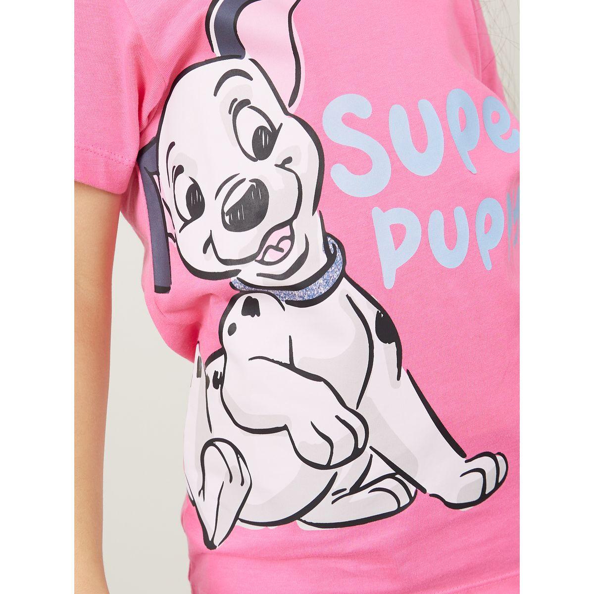 Styli Dalmatian Graphic Round Neck T-Shirt-girls-clothing-tshirts-image-3