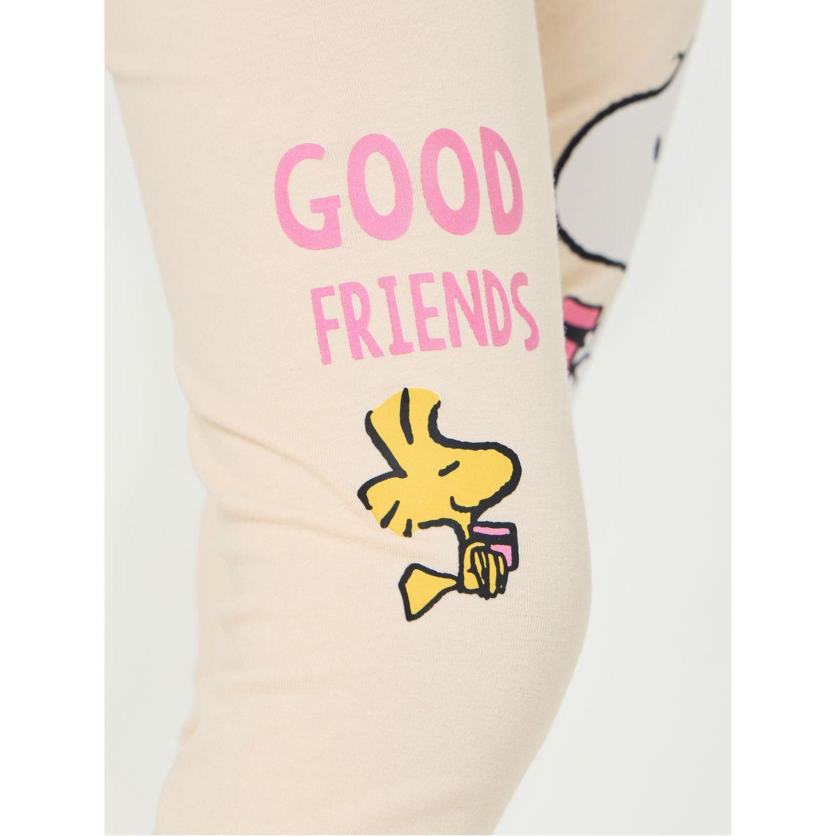 Styli Snoopy Print Cotton Leggings-girls-clothing-bottoms-leggings-image-4