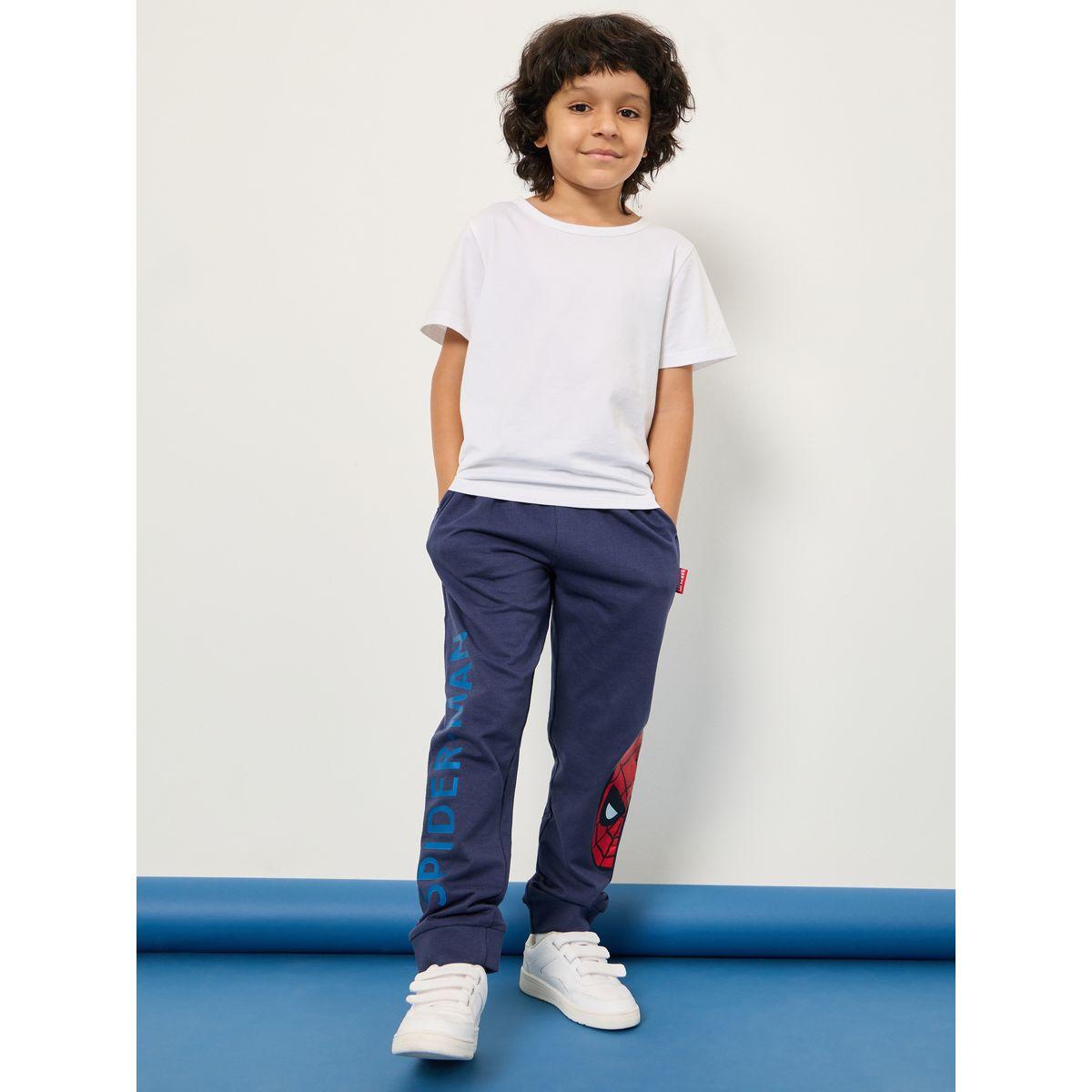 Styli Spider Man Face Graphic Drawstring Jogger-boys-clothing-bottoms-joggersandtrackpants-image-3