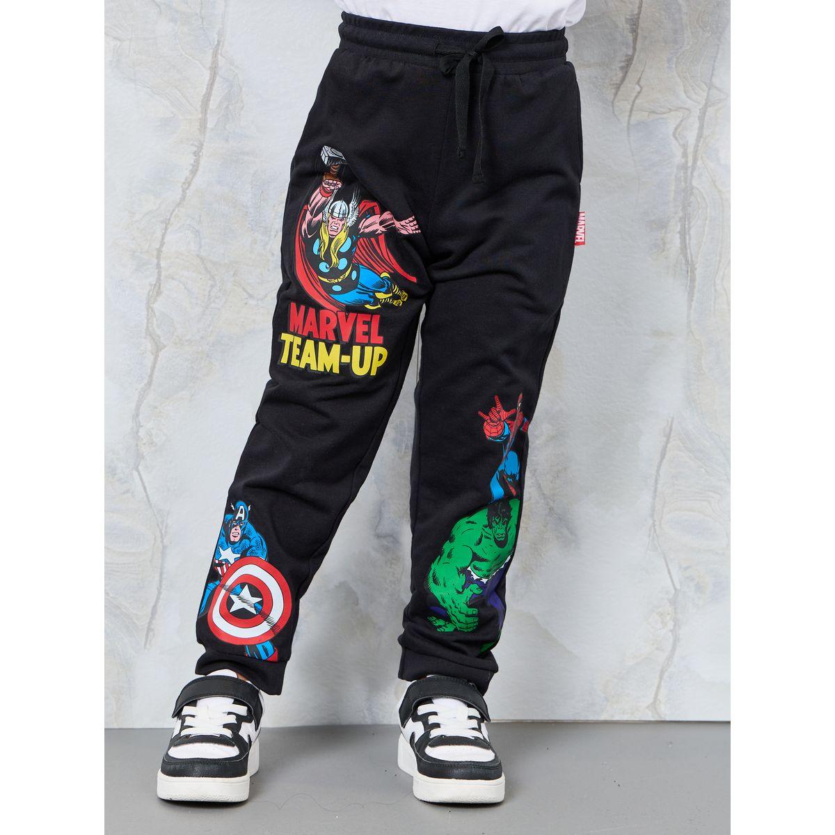 Styli Avengers Graphic Print Joggers-boys-clothing-bottoms-joggersandtrackpants-image-2