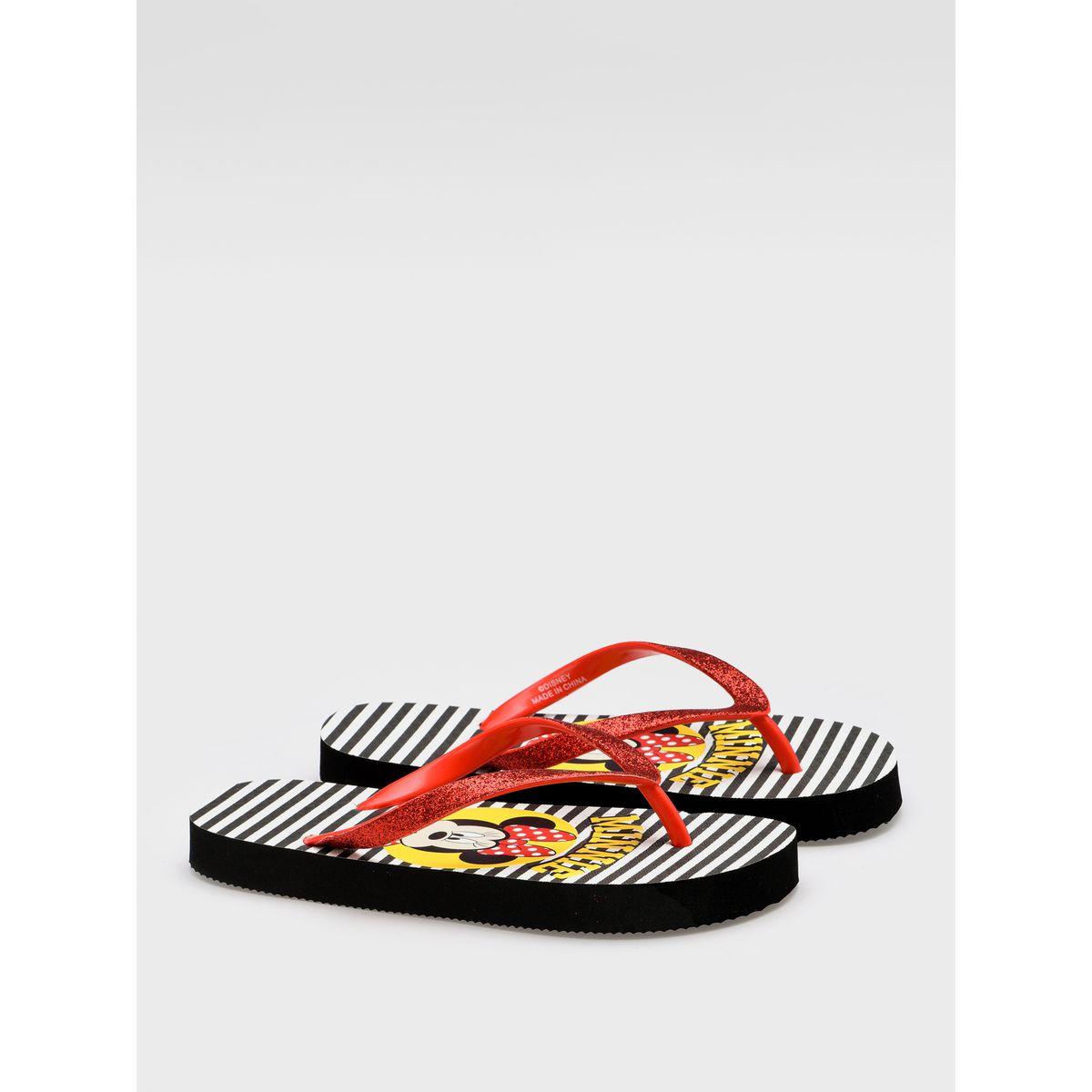 URBAN HAUL X Styli  Disney Minnie Mouse Print Flip Flops-girls-shoes-flipflopsandslides-image-3