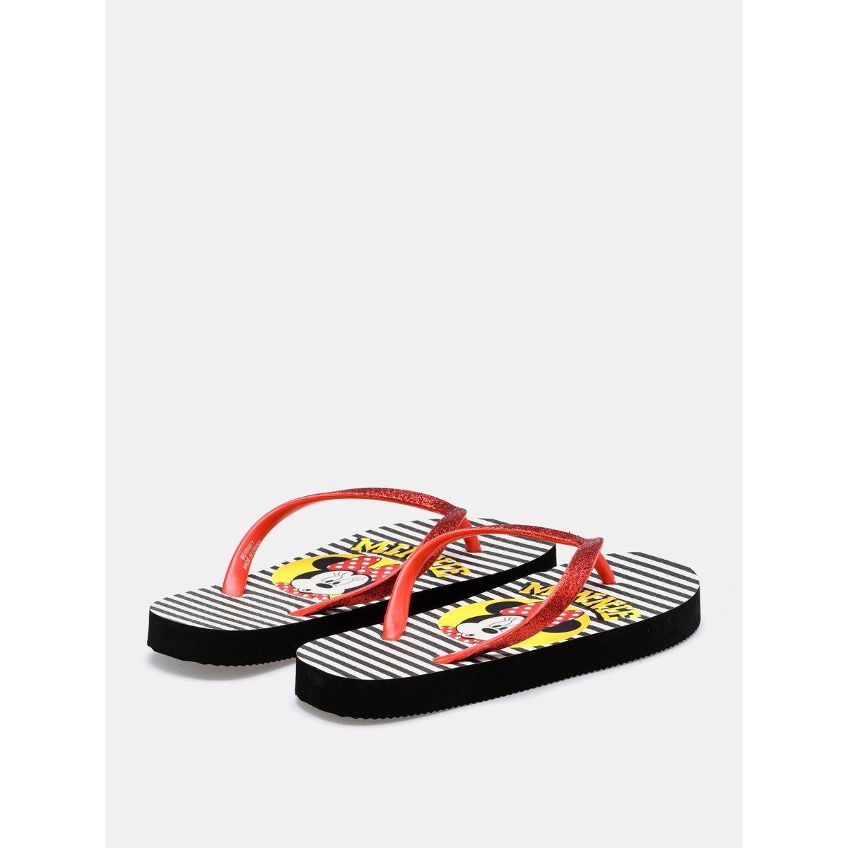 URBAN HAUL X Styli  Disney Minnie Mouse Print Flip Flops-girls-shoes-flipflopsandslides-image-5
