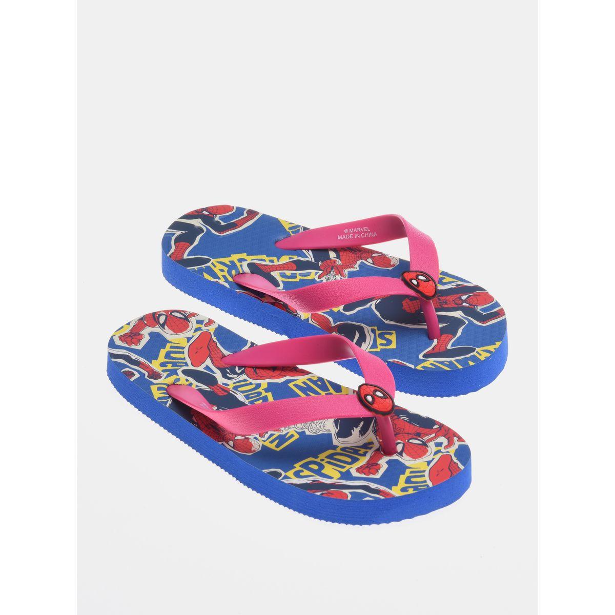 URBAN HAUL X Styli  Marvel Spiderman Print Flip Flops-boys-shoes-flipflopsandslides-image-1