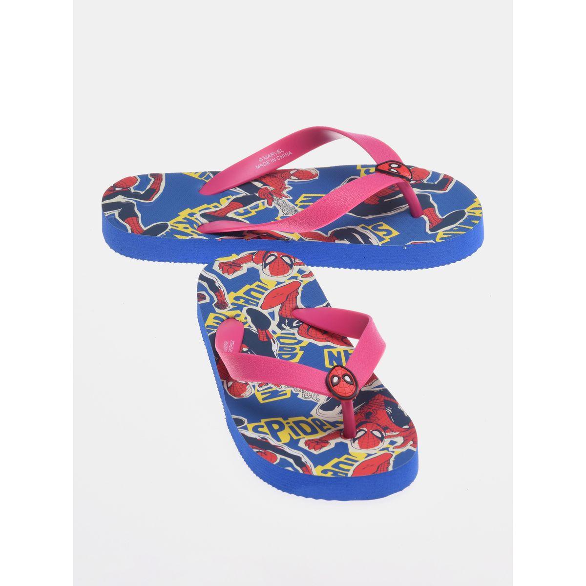 URBAN HAUL X Styli  Marvel Spiderman Print Flip Flops-boys-shoes-flipflopsandslides-image-2