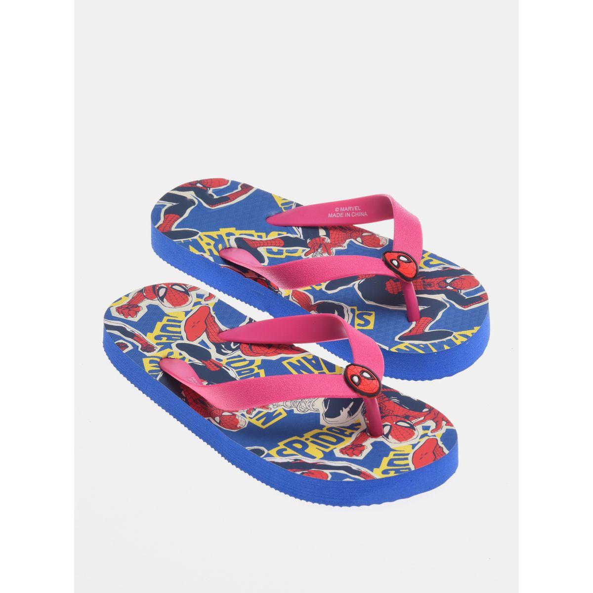 URBAN HAUL X Styli  Marvel Spiderman Print Flip Flops-boys-shoes-flipflopsandslides-image-3