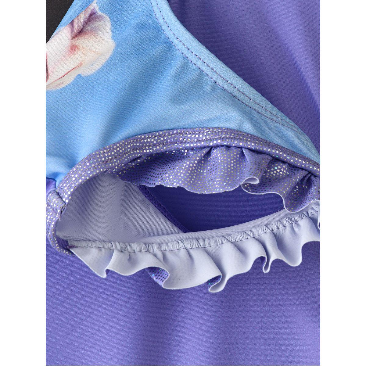 URBAN HAUL X Styli Disney Frozen Graphic Ruffle Swimsuit-girls-clothing-swimwear-image-3