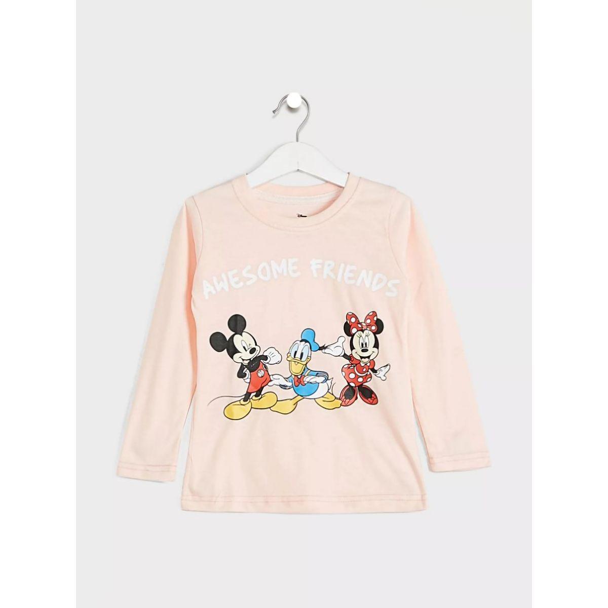 URBAN HAUL X Styli  Disney Mickey & Friends T-Shirt & Pyjama Set-girls-clothing-nightwear-image-2