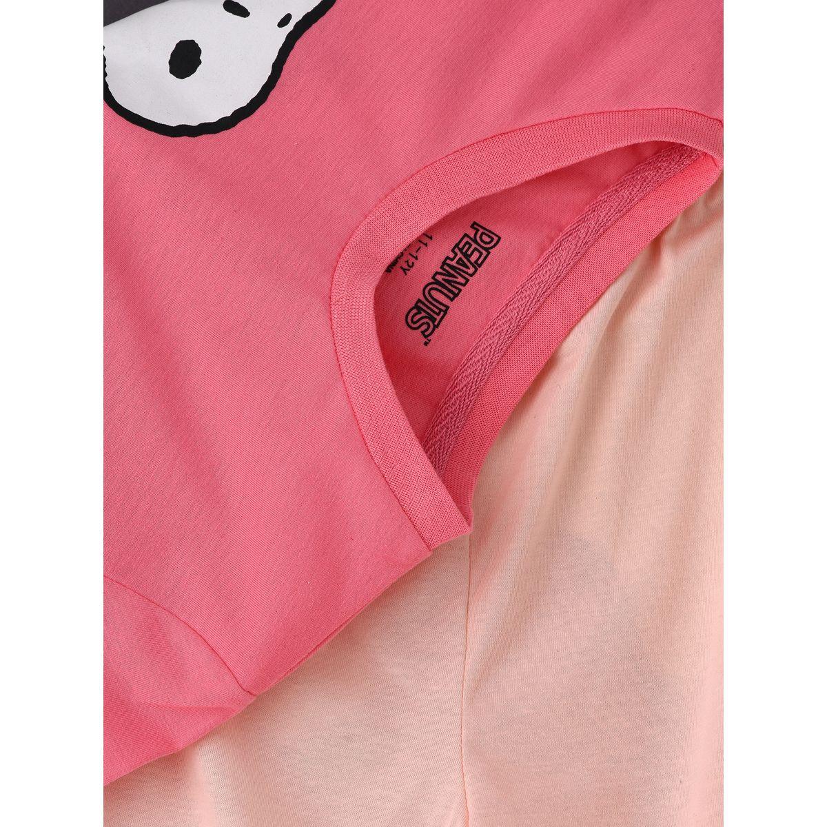 URBAN HAUL X Styli Peanuts Snoopy Graphic & Pyjama Set-girls-clothing-nightwear-image-4