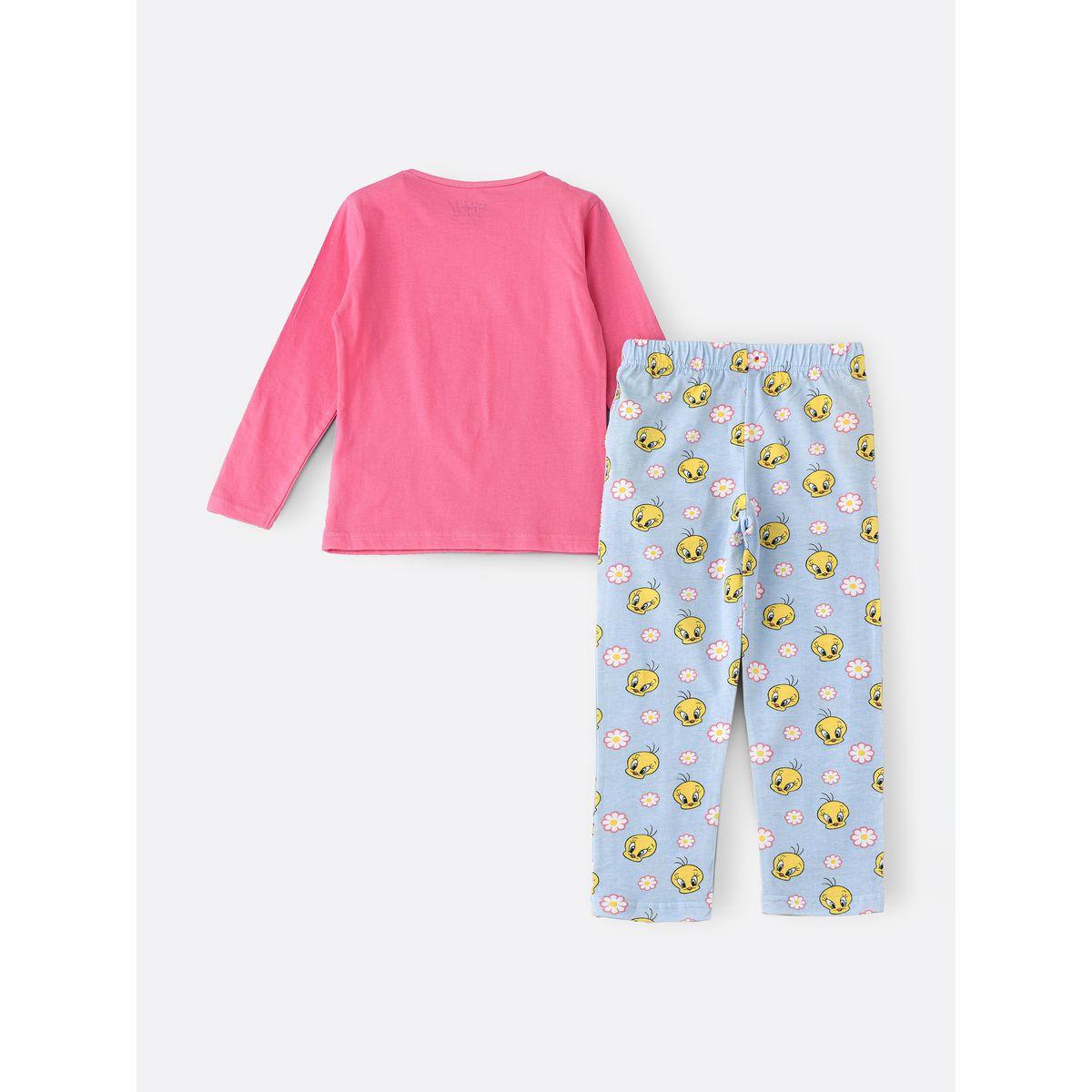 طقم بيجاما من ( بنطال + تيشيرت ) أوربان هُول × ستايلي-girls-clothing-nightwear-image-2