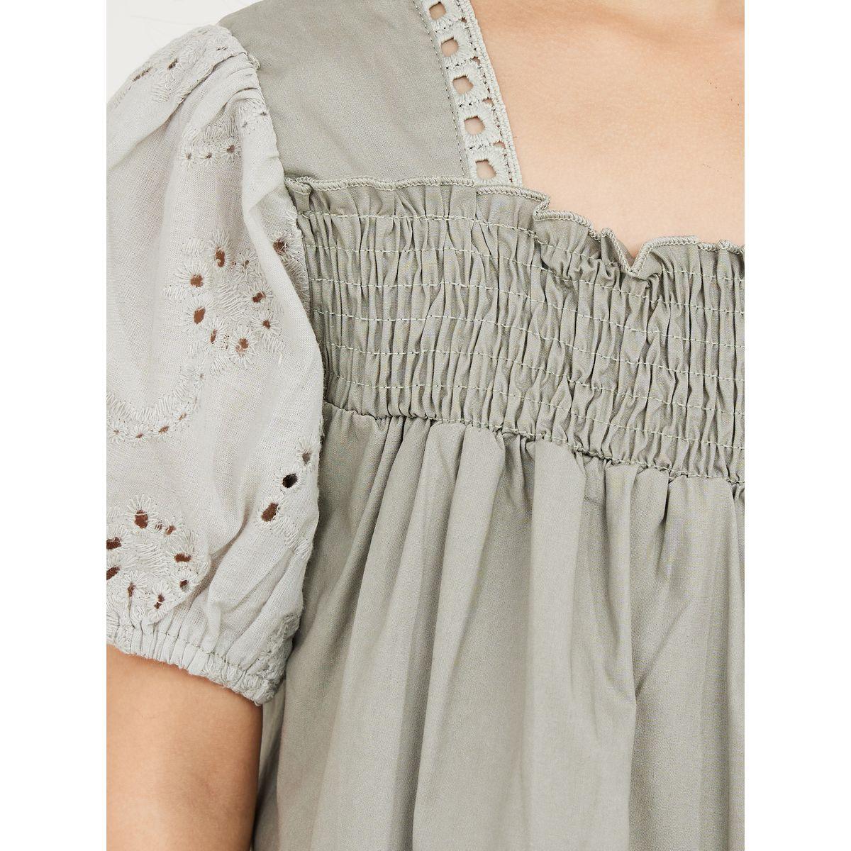 Styli Schiffli Insert Smock Dress-girls-clothing-dressesandjumpsuits-image-3