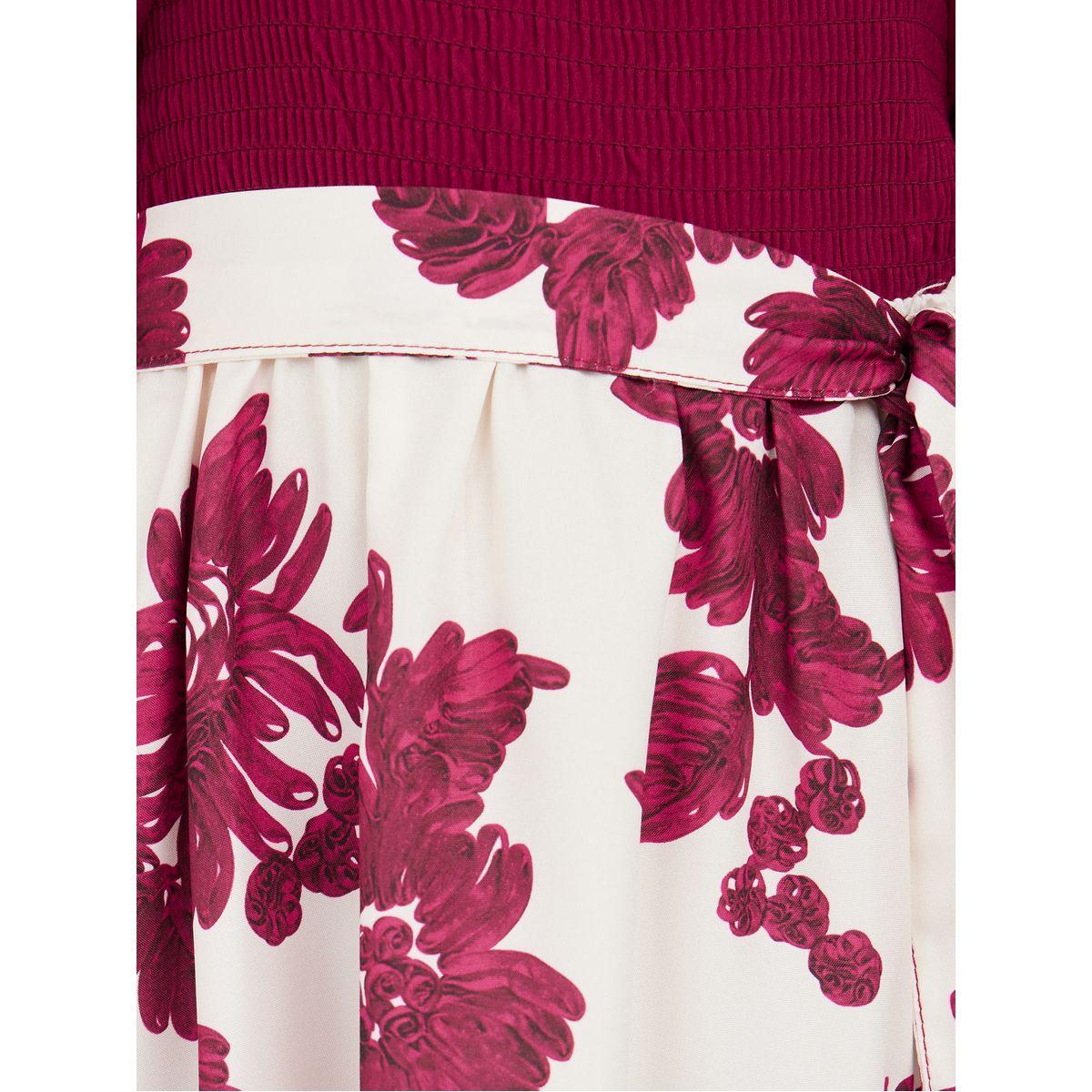 Styli Floral Print Square Neck A-Line Dress-girls-clothing-dressesandjumpsuits-image-3