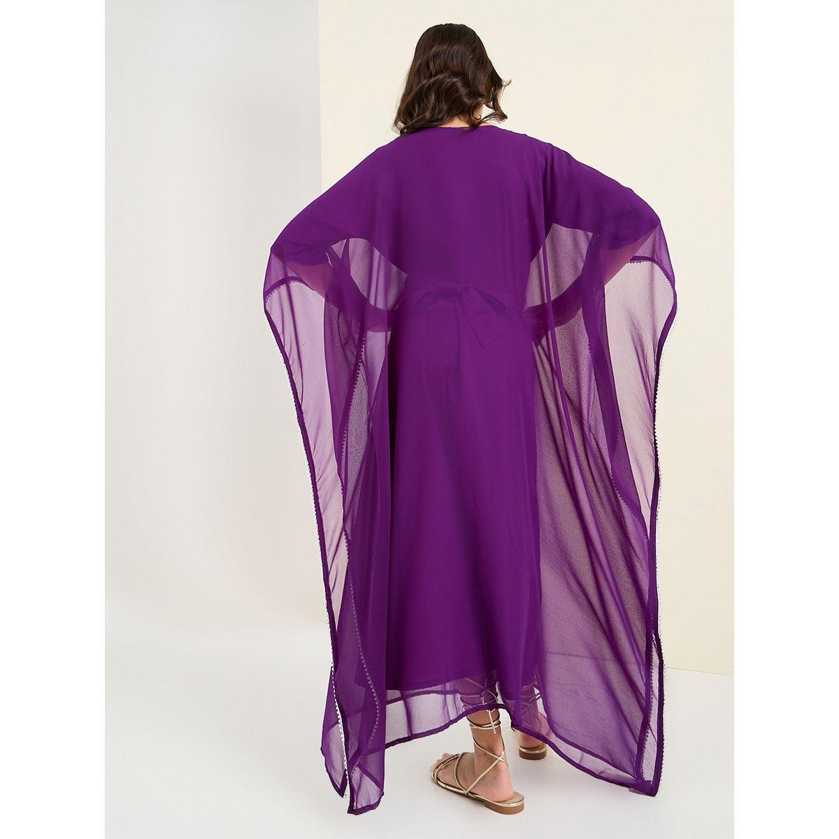 Styli V Neck Embellished Kaftan-girls-clothing-dressesandjumpsuits-image-4