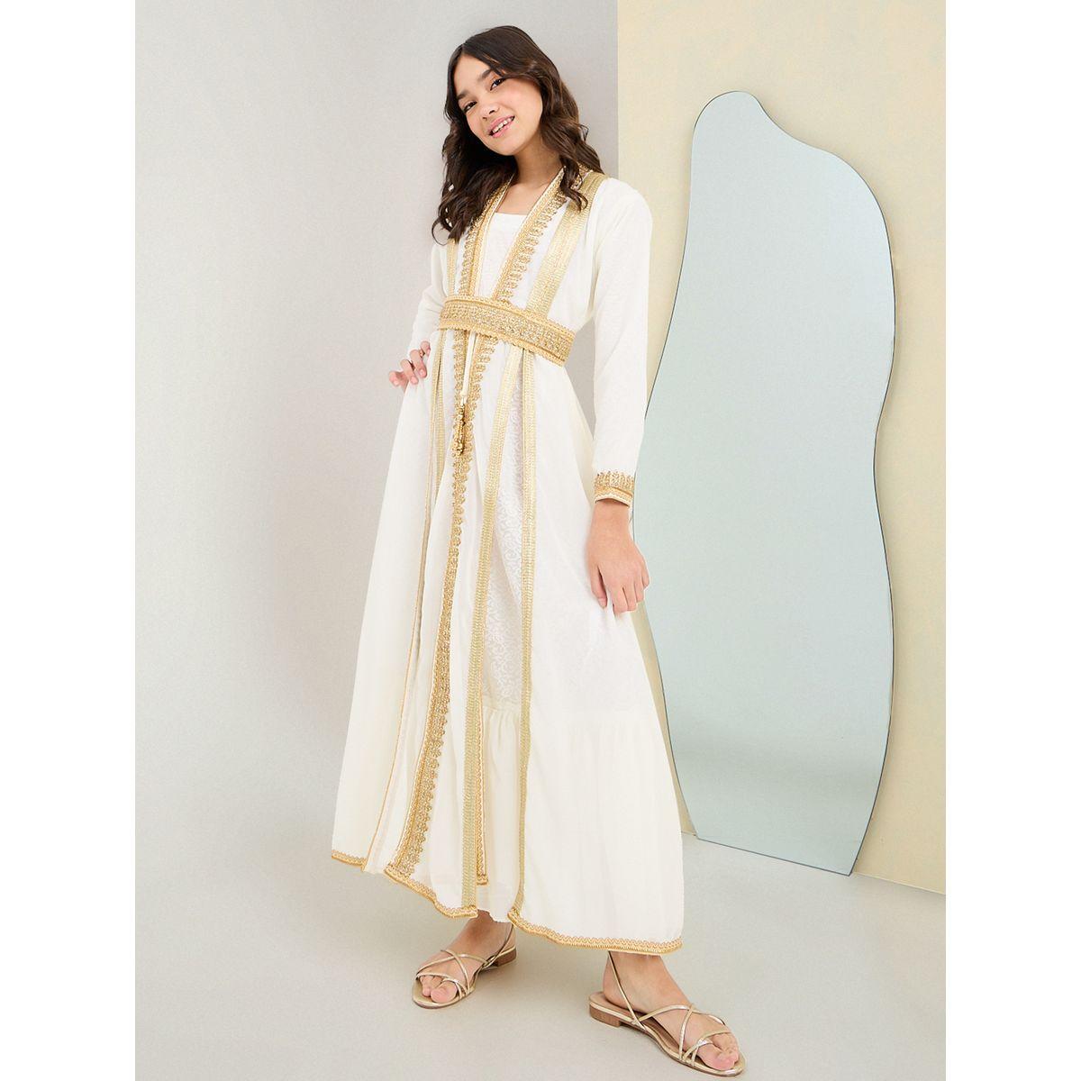 Styli Lace Insert Embellished Jalabiya-girls-clothing-dressesandjumpsuits-image-1