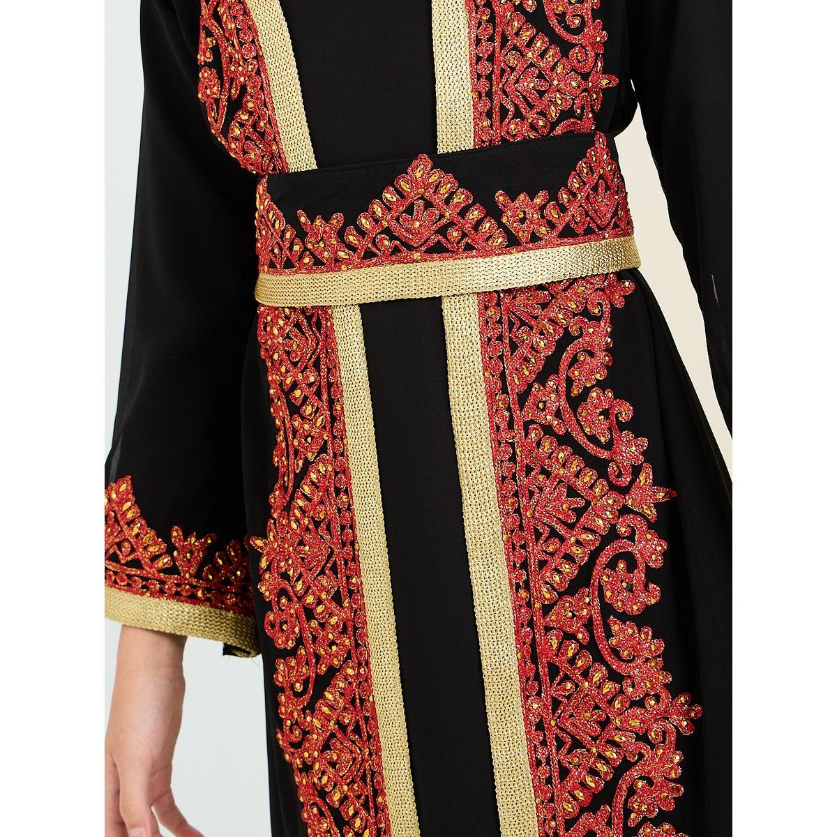 Styli Flare Sleeve Embellished Jalabiya-girls-clothing-dressesandjumpsuits-image-3