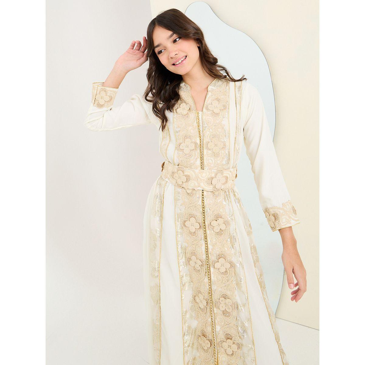 Styli Floral Applique Embroidered Jalabiya-girls-clothing-dressesandjumpsuits-image-2