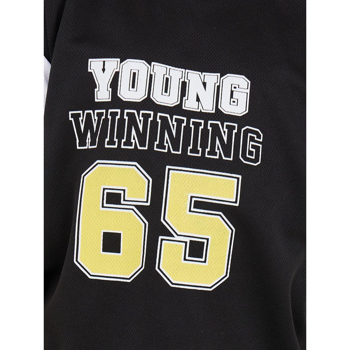 Styli Varsity Graphic T-Shirt & Shorts Set-boys-clothing-setsandcoords-image-3