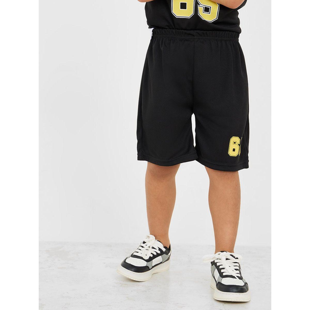 Styli Varsity Graphic T-Shirt & Shorts Set-boys-clothing-setsandcoords-image-4